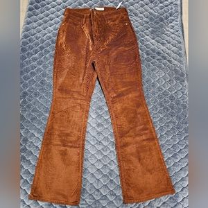 High Rise Corduroy Flare Pants
